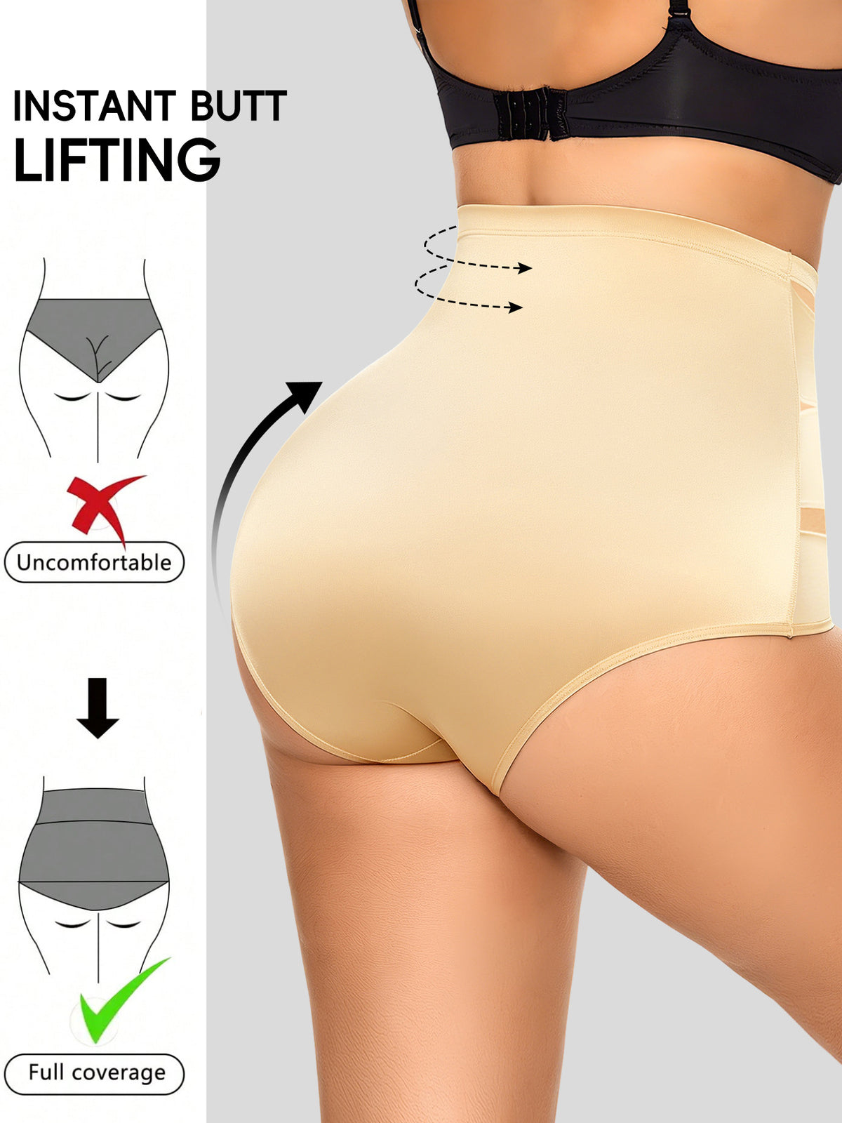 High-Waist TummyControl SeamlessShaping Panties